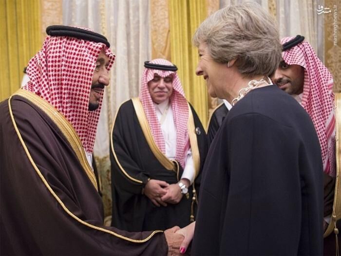 دیدار وزیرخارجه انگلیس با شاه سلمان!/عکس