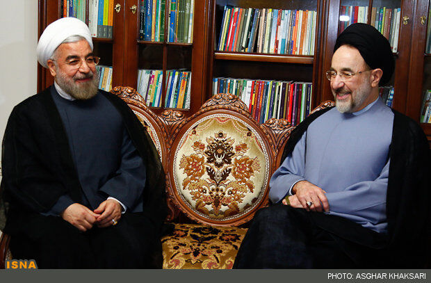 دیدار خاتمی با روحانی/تصاویر