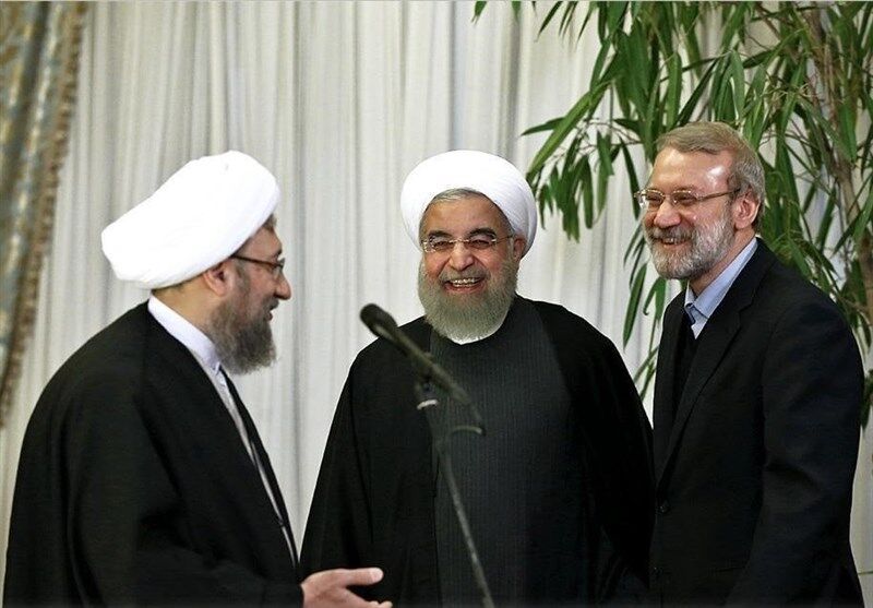 خنده‌های سران قوا/عکس 