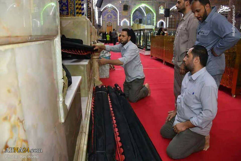 سیاه پوش شدن حرم امام حسین(ع) /تصاویر