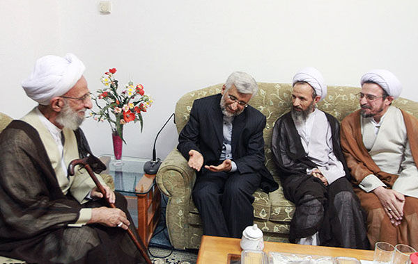 دیدار جلیلی با آیت الله مصباح/تصاویر