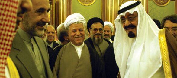 هاشمی، ولایتی و ملک عبدالله/عکس