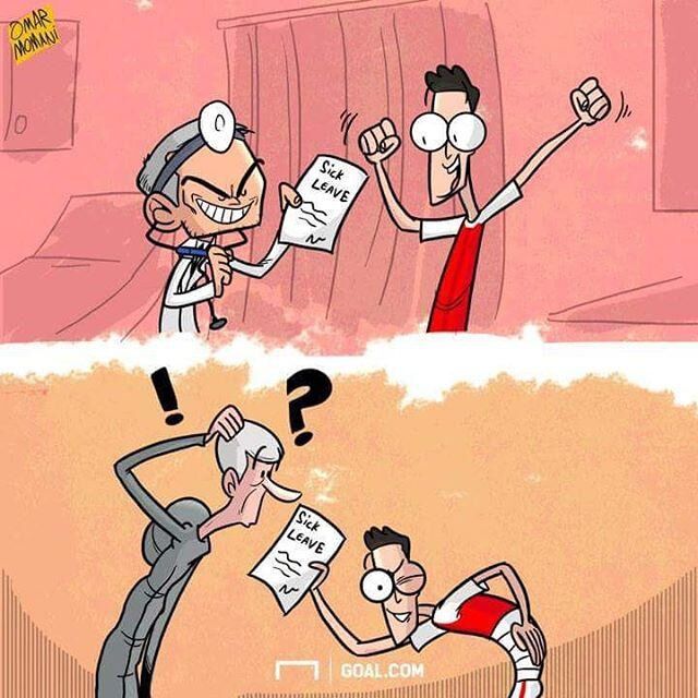 چه کسی به اوزیل گفت مصدوم شود؟!