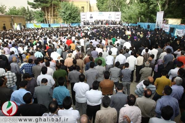 استقبال از قالیباف در لرستان /تصاویر