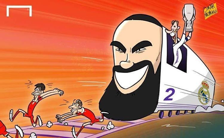قطار جدید رئال مادرید/کاریکاتور