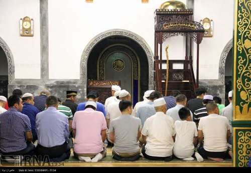 تصاویر مراسم افطاری در چین