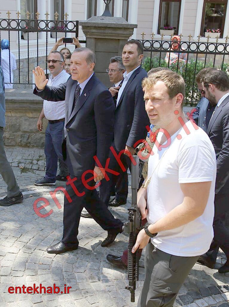 تصویر ورود اردوغان به آنکارا