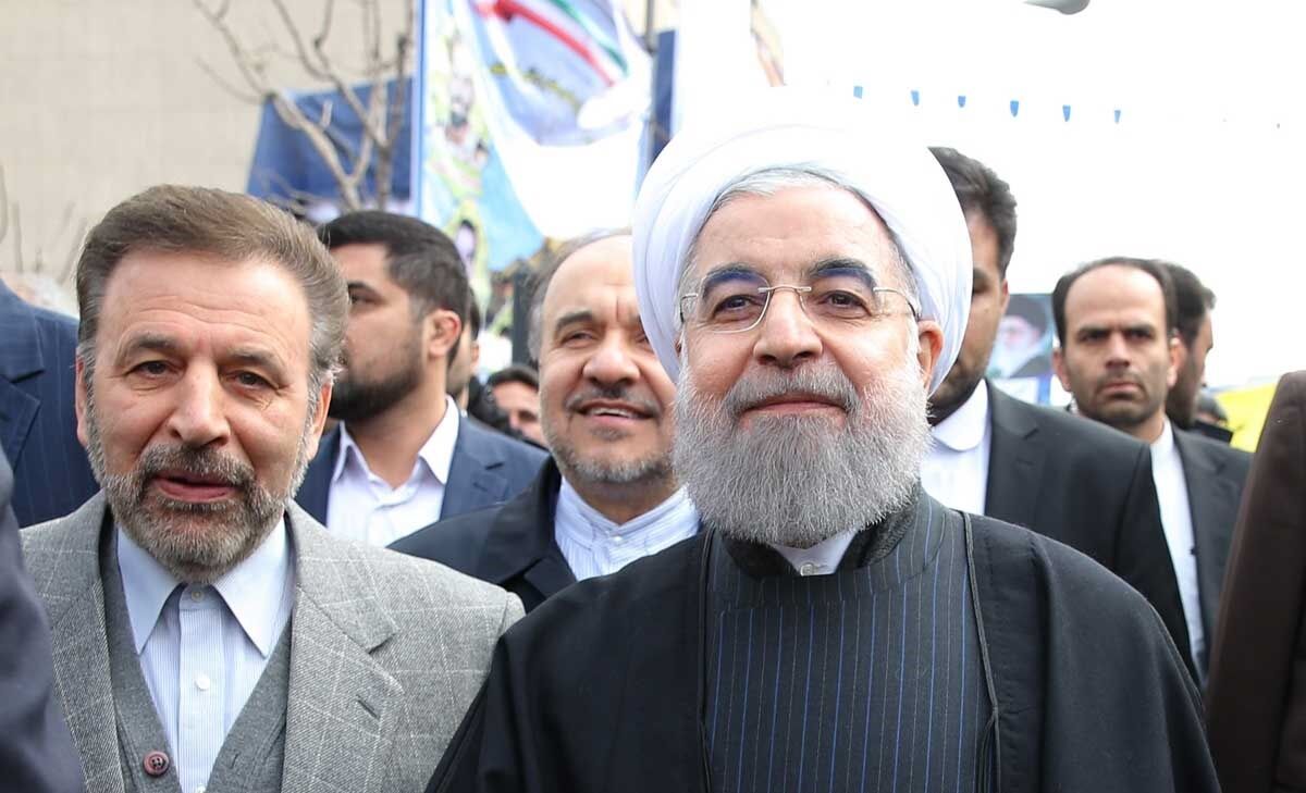 حضور هیات دولت در راهپیمایی/تصاویر