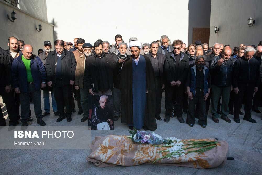 مراسم تشییع پیکر محمد زرین‌دست/تصاویر