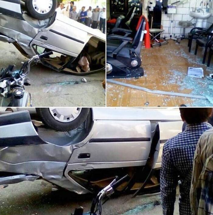 ورود پژو 405 به آرایشگاه +عکس