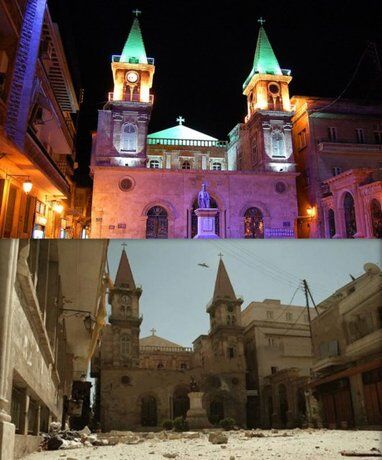 چگونه شهر حلب نابود شد+عکس
