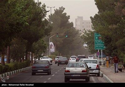 تصاویری از گرد و خاک در قم