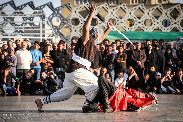 تعزیه در میدان امام حسین /تصاویر