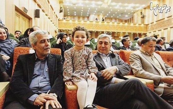 ابراهیم حاتمی‌کیا و نوه بازیگوشش/عکس