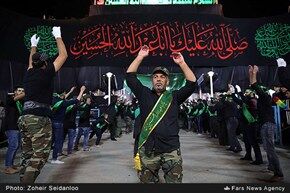 غروب و شب اربعین حسینی در کربلا