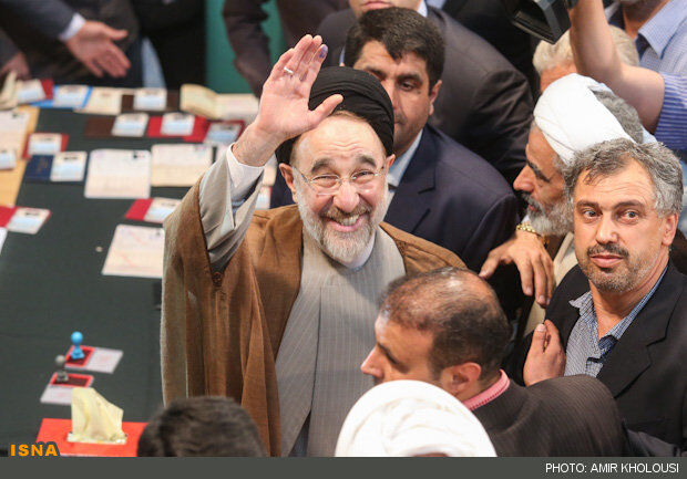 اخذ رای سید محمد خاتمی/تصاویر
