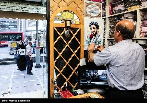 مراسم استقبال از شهید حججی در تهران/عکس