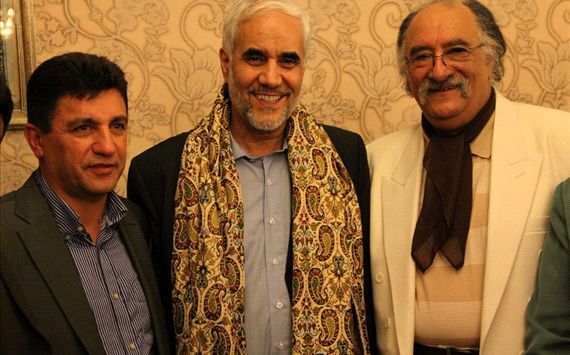 عکس یادگاری داریوش ارجمند با قلعه نویی