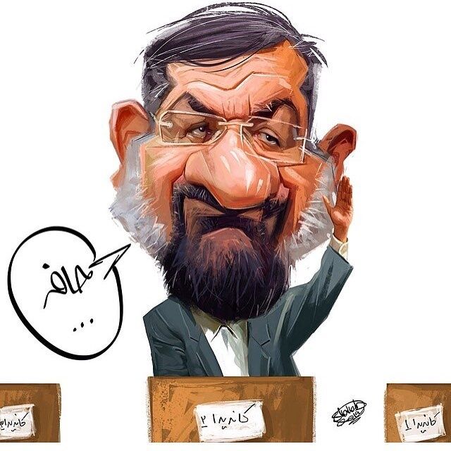 محسن رضایی بازهم آمد!/کاریکاتور