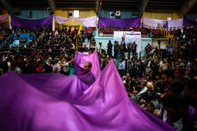 تصاویر سفر روحانی به قزوین