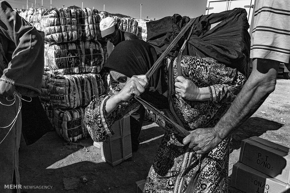 تصاویر زنان باربر مراکشی‎