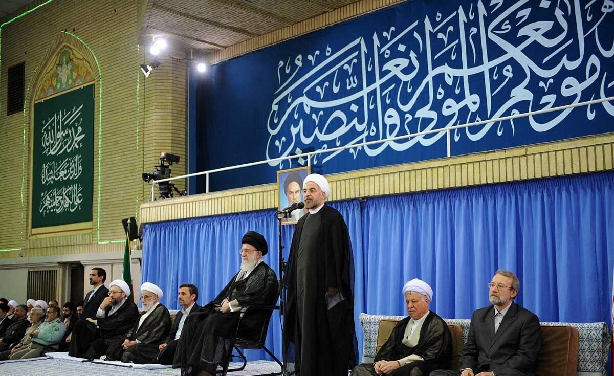 تصاویرتنفیذحکم‌ریاست‌جمهوری‌روحانی