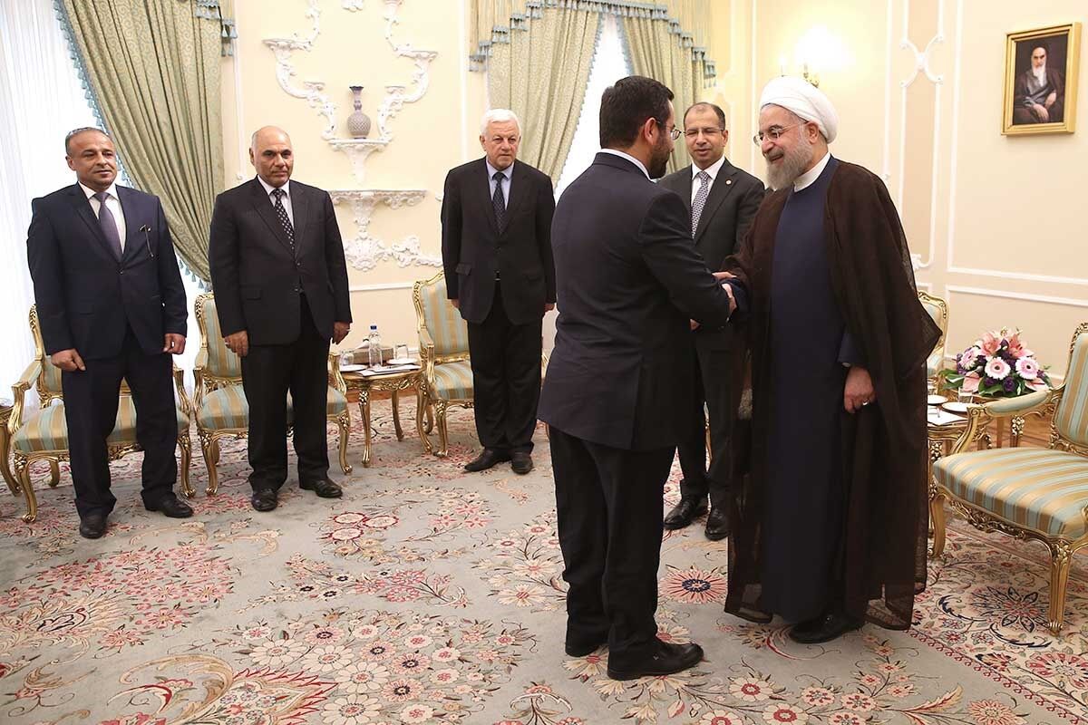 تصاویر دیدار روحانی با الجبوری