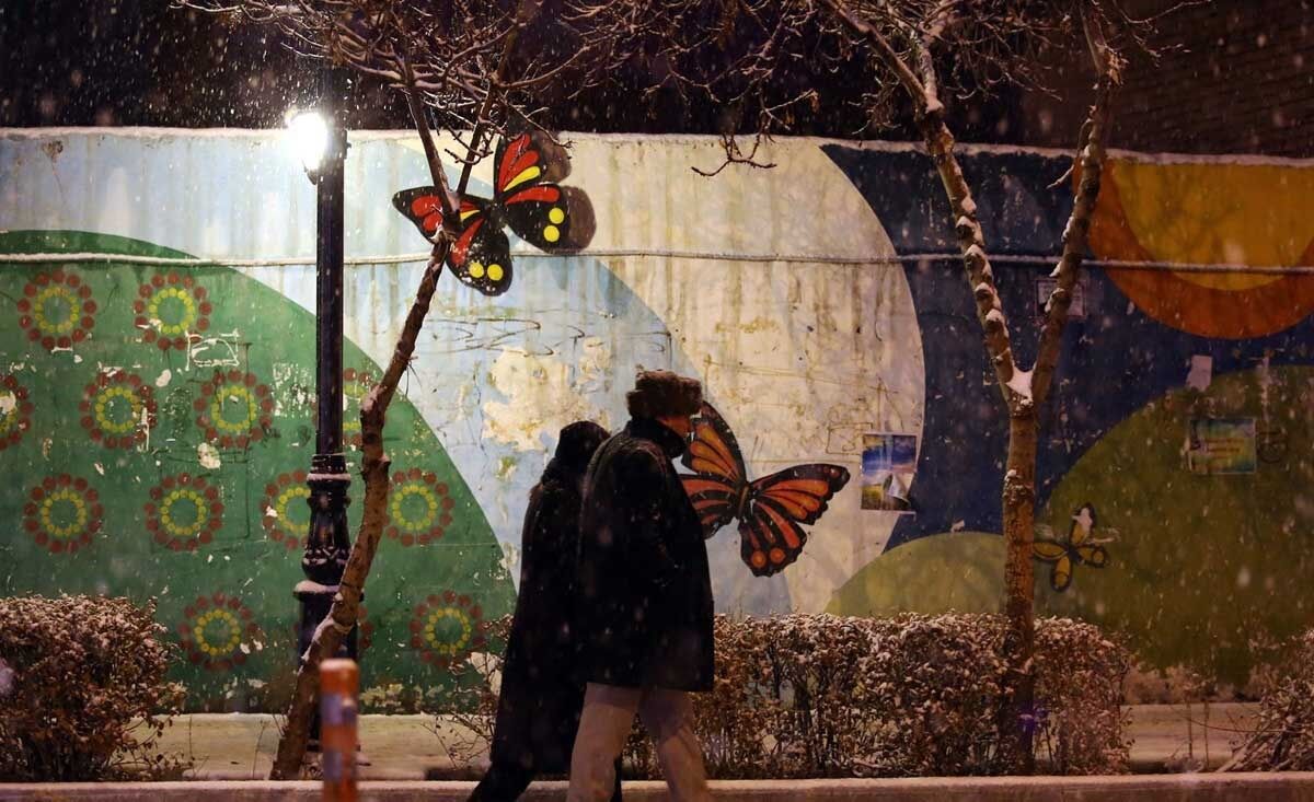 بارش شدید برف در بجنورد‎/تصاویر 