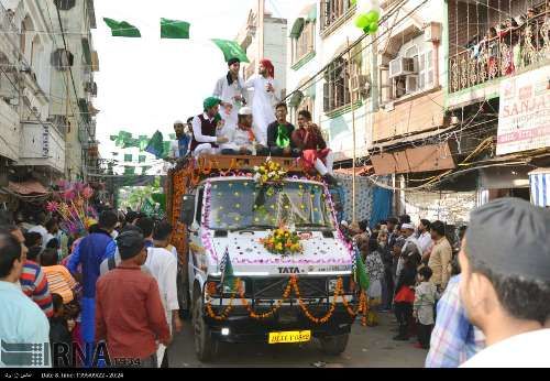 جشن میلاد پیامبر در هندوستان/تصاوویر