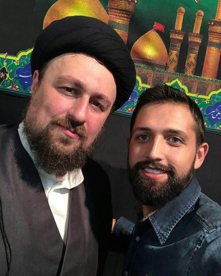 سلفی محسن افشانی و سیدحسن خمینی