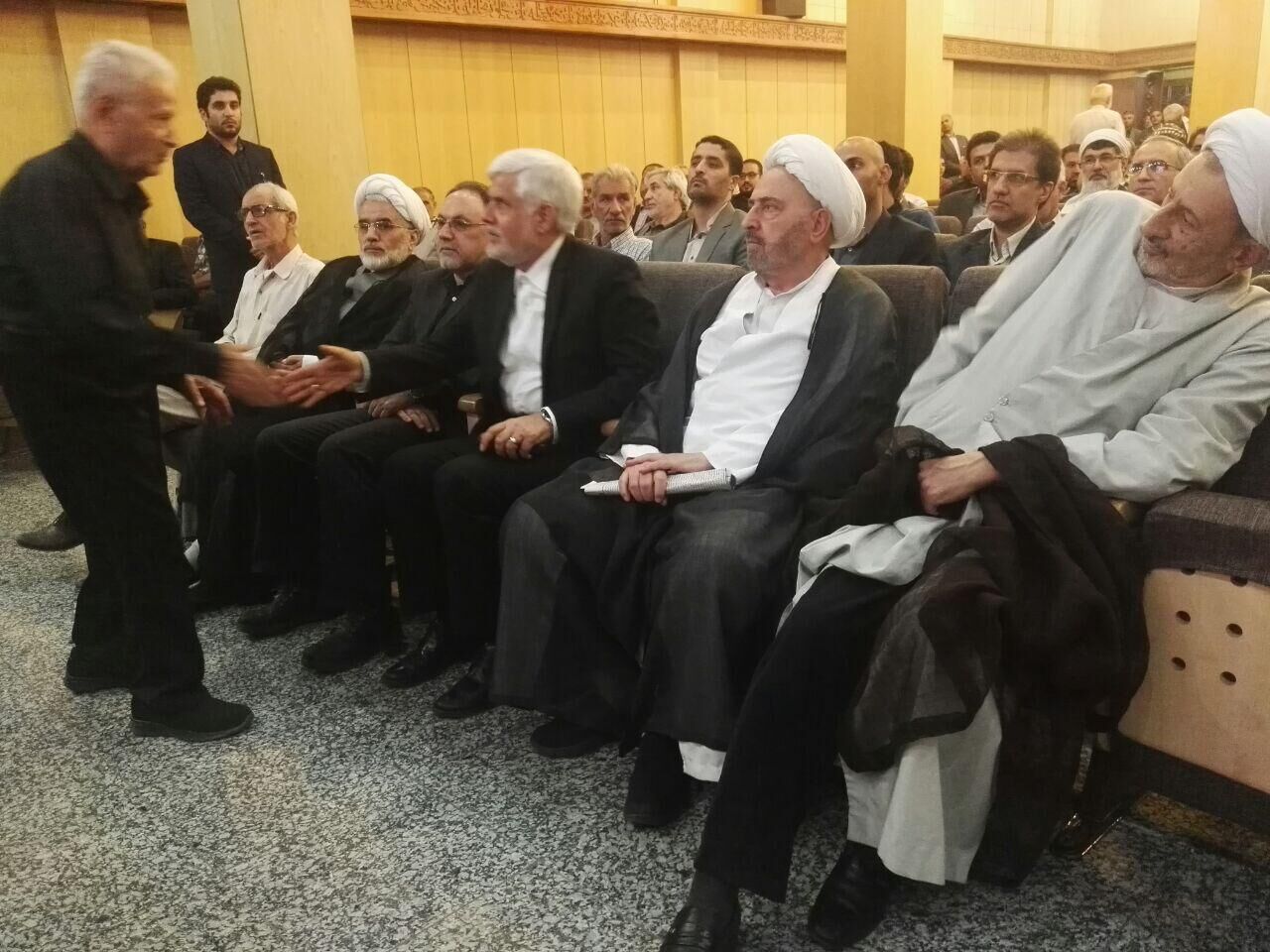 مراسم ترحیم ابراهیم یزدی برگزار شد +تصاویر