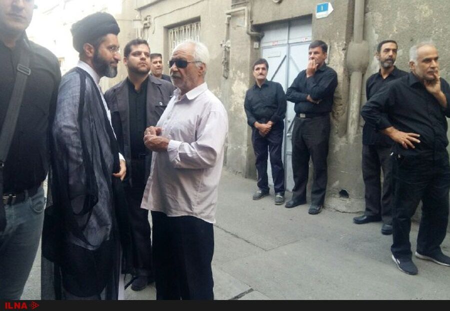 تصاویری از تشییع پیکر آیت‌ الله غروی