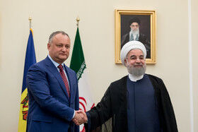 دیدار روحانی با میهمانان خارجی/تصاویر