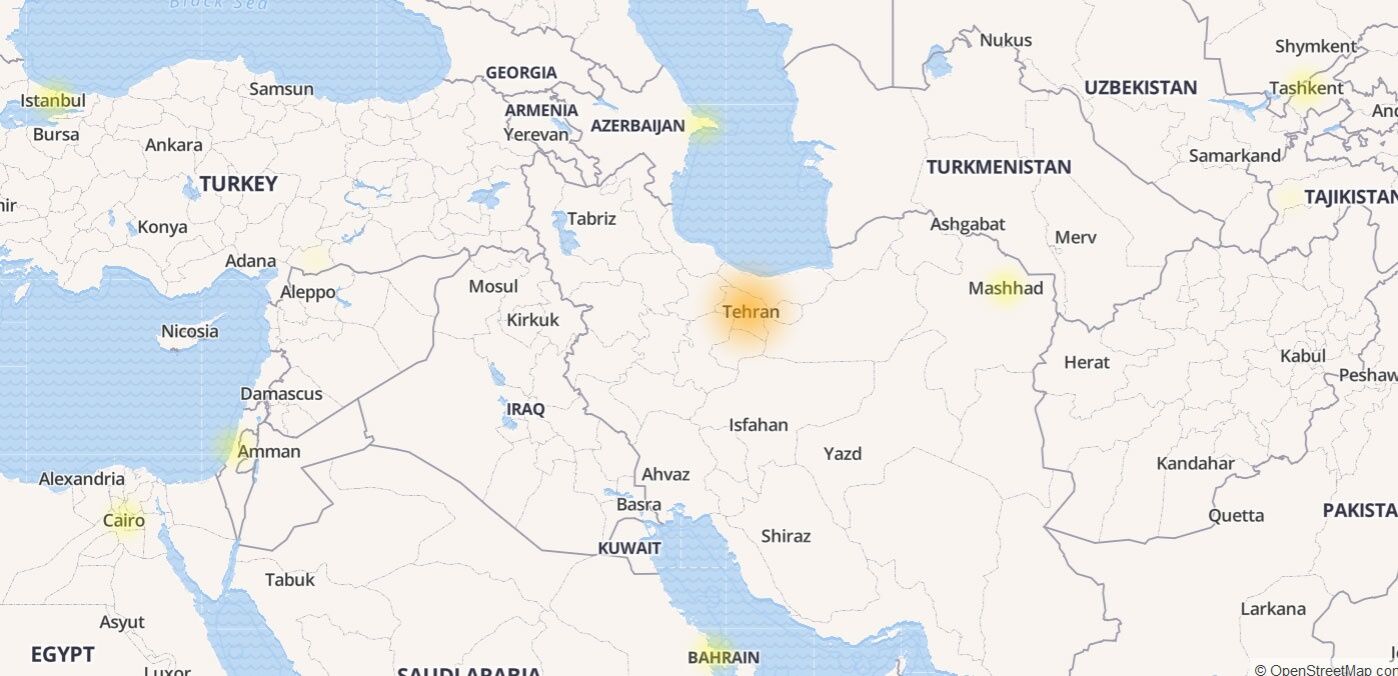 تلگرام در تهران قطع شد