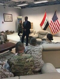 وزیر دفاع آمریکا در عراق/تصاویر