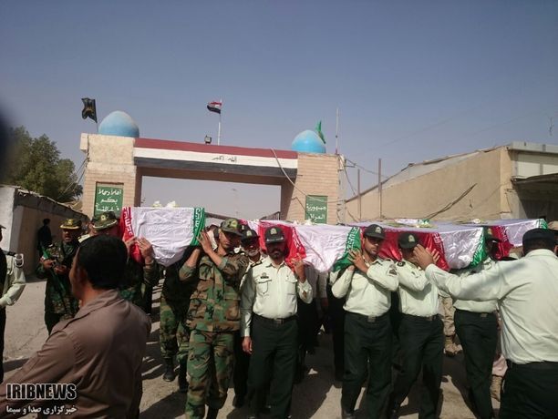 ورود پیکر ۷۸شهید از مرز بین‌المللی شلمچه