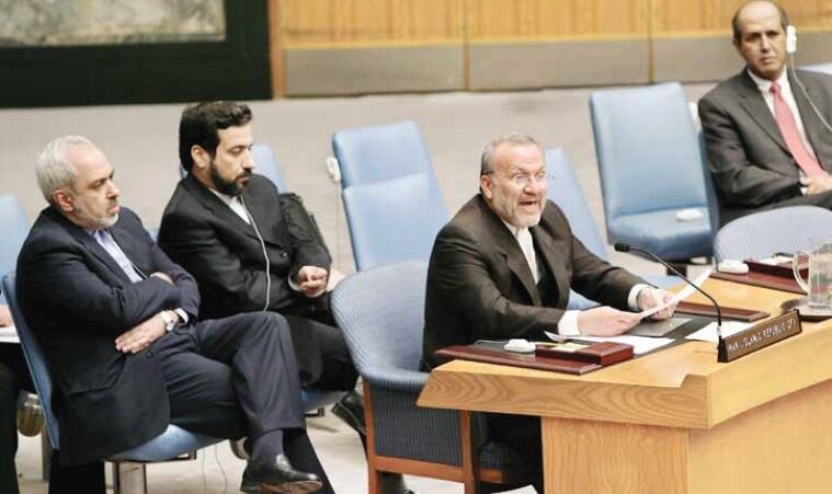 ظریف، متکی و عراقچی در یک قاب