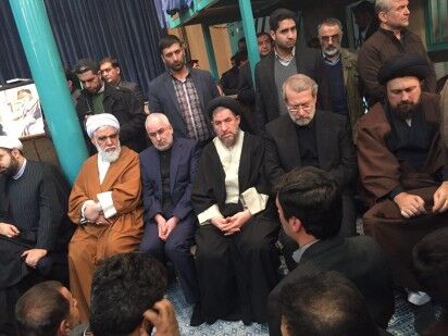 علی لاریجانی در جماران/عکس