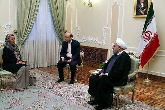 تیپ موگرینی در دیدار با روحانی/تصاویر