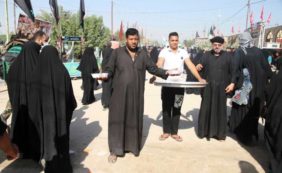 تصاویری از موکب‌ داران اربعین