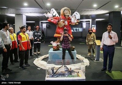رونمایی از تندیس فرشته نگهبان/تصاویر