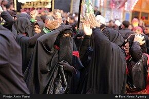 غروب و شب اربعین حسینی در کربلا