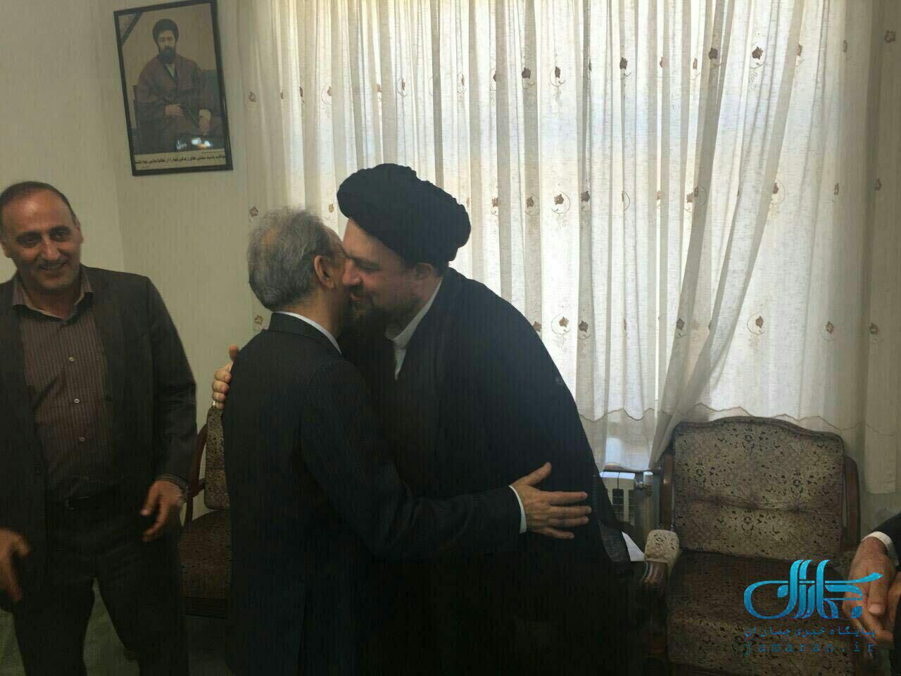 دیدار نجفی با سیدحسن خمینى/تصاویر