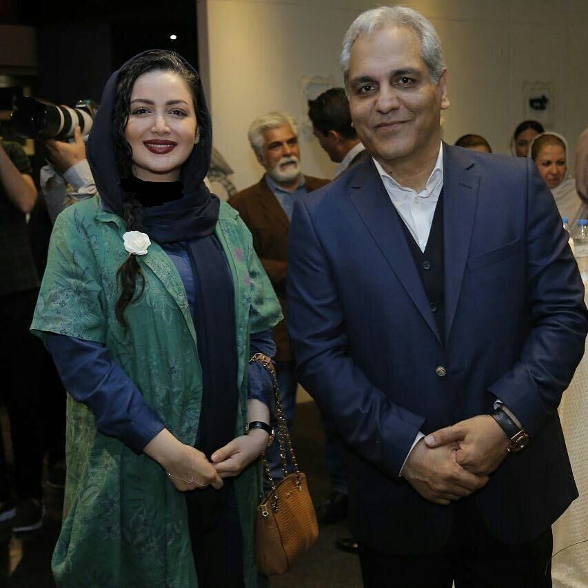 شیلا خداداد در کنار مدیری/عکس