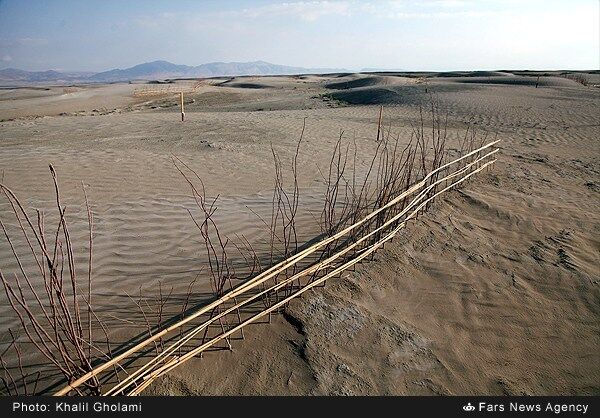 تهدید شن‌های روان /تصاویر