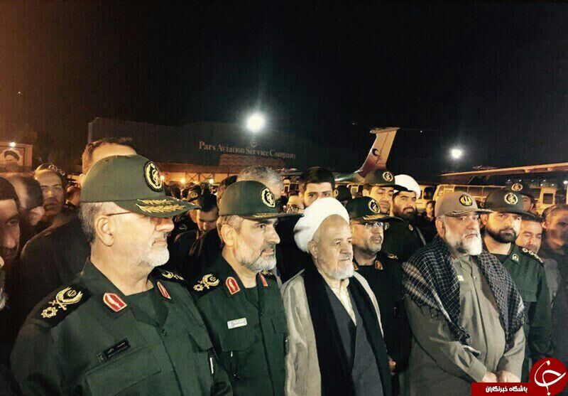 تصاویر ورود پیکر مطهر شهید حججی