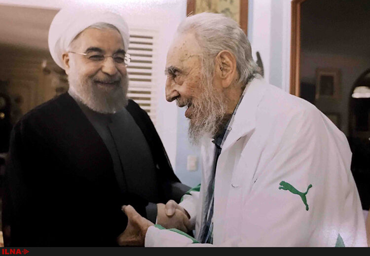 دیدار روحانی و فیدل کاسترو/ تصاویر