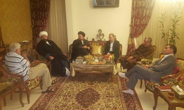 عیادت سیدحسن خمینی و نجفی از عارف/عکس