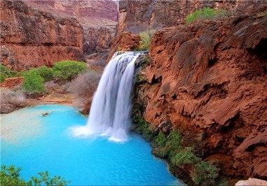 تصاویری از زیباترین آبشار آریزونا