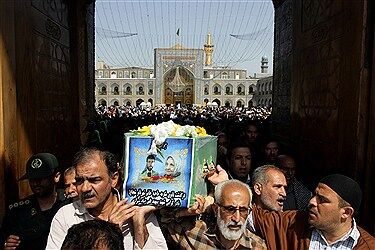 تشییع‌پیکرمادرشهیدصیادشیرازی/تصاویر